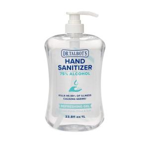 imageDr Talbots Refreshing Gel Hand Sanitizer With Flip Cap Fragrance Free Travel Size 17 Fl Oz Pack of 123381 Fl Oz Pack of 1