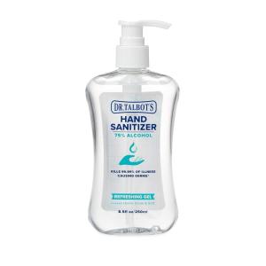 imageDr Talbots Refreshing Gel Hand Sanitizer With Flip Cap Fragrance Free Travel Size 17 Fl Oz Pack of 1285 Fl Oz Pack of 1
