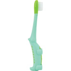 imageDr Talbots Toddler Training Toothbrush for Kids  2Pack  6 Months  AlligatorElephantAlligator