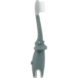 imageDr Talbots Toddler Training Toothbrush for Kids  2Pack  6 Months  AlligatorElephantElephant