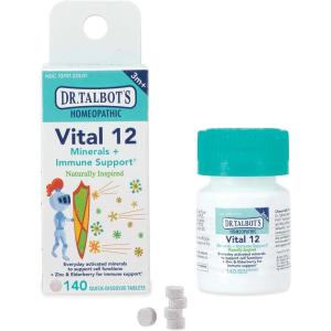 imageDr Talbots Vital 12 Tablets Naturally Inspired Minerals and Immune Support Quick Dissolve 140 Count