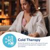 imageDr Talbots Mom Hot and Cold Breast Therapy Pads  2 Count  Reusable Gel Packs with Covers for Engorgement Relief ampamp Milk Flow Support
