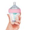 imageDr Talbots Silicone AntiColic Bottles  2Pack SelfSterilizing Baby Bottles for Newborns  5 oz  PinkPink Top