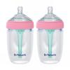 imageDr Talbots Silicone AntiColic Bottles  2Pack SelfSterilizing Baby Bottles for Newborns  5 oz  PinkPink Top