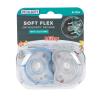 imageDr Talbots SoftFlex Orthodontic Pacifiers 06 Months BlueGray 2 Count Pack of 1Boy