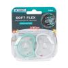 imageDr Talbots SoftFlex Orthodontic Pacifiers 06 Months BlueGray 2 Count Pack of 1Neutral
