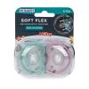 imageDr Talbots SoftFlex Orthodontic Pacifiers 612 Months PinkAqua Girl 2 CountGirl