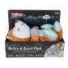 imageNuby Lifelike Animated Sleeping Beaver with 8 Soothing Lullabies ampamp 4 Calming White Noises 30 Min NonStopFox