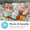 imageNuby Lifelike Animated Sleeping Beaver with 8 Soothing Lullabies ampamp 4 Calming White Noises 30 Min NonStopFox