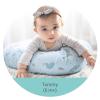 imageNuby Support Pod Infant Breastfeeding Pillow  Baby Support Pillow for Newborns  WhitePillow