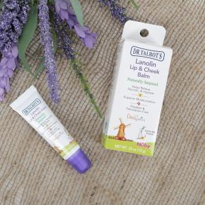 imageDr Talbots Lanolin Lip ampamp Cheek Balm for Baby Naturally Inspired with CitroganixVanilla Milk Flavor 2 Pack 035 Ounce035 Ounce Pack of 1