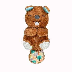 imageNuby Lifelike Animated Sleeping Beaver with 8 Soothing Lullabies ampamp 4 Calming White Noises 30 Min NonStopBeaver