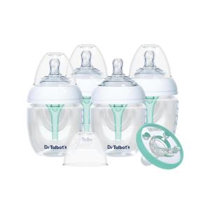 imageDr Talbots AntiColic Bottles  9 oz 2Pack  Baby Bottles for Newborn Babies 0 Months  Self Sterilizing Newborn Bottles with Slow Flow Soft Flex Nipple and Advanced Venting System4 Count Pack of 1