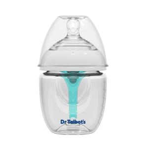 imageDr Talbots AntiColic Bottles  9 oz 2Pack  Baby Bottles for Newborn Babies 0 Months  Self Sterilizing Newborn Bottles with Slow Flow Soft Flex Nipple and Advanced Venting System1 Count Pack of 1