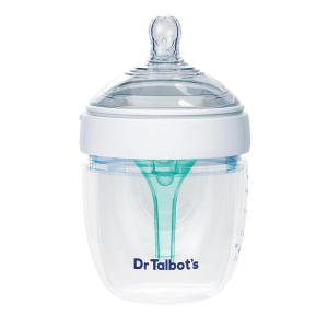 imageDr Talbots Silicone AntiColic Bottle  SelfSterilizing Baby Bottle for Newborns  5 oz  White