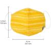imageDr Talbots Adult Washable Cloth Face Mask with Filter Pocket for Personal Health 1 Pack Yellow Arrows
