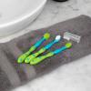 imageDr Talbots Oral Care Set with Stand 4Stage System with 1 Silicone Finger Massager 2 Massaging Brushes 1 Soft Nylon Bristle Toddler Toothbrush 0 Months Blue ampamp Aqua