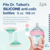 imageDr Talbots Silicone AntiColic Bottle Replacement Nipples  Anti Colic Baby Bottle  Feeding Supplies for Newborn  2Pack Slow Flow Soft Flex Replacement Nipples  0 Months5oz AntiColic Replacement Valves Pack of 2