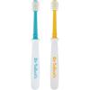 imageDr Talbots Toddler 360 Toothbrush  Soft Bristles Gently Clean Teeth ampamp Massage Gums  EasyGrip Handle for Kids  Encourages Good Oral Hygiene ampamp Fun Brushing Habits AquaYellow