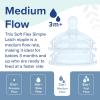 imageDr Talbots Silicone AntiColic Bottle Replacement Nipples  Anti Colic Baby Bottle  Feeding Supplies for Newborn  2Pack Medium Flow Soft Flex Replacement Nipples  3 MonthsMedium Flow