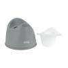 imageNuby Beginners Potty Training Seat  Removable Bowl and Integrated Splash Guard  9 Months  Gray