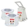 imageNuby Disposable Travel Potty with Liner  Foldable and Portable Potty Toddler Potty Essential for Camp Trips ampamp Car Rides  Travel Potty for Toddler 3 Pack2 Pack