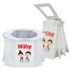 imageNuby Disposable Travel Potty with Liner  Foldable and Portable Potty Toddler Potty Essential for Camp Trips ampamp Car Rides  Travel Potty for Toddler 3 Pack1 Pack