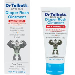 imageDr Talbots Maximum Strength Diaper Rash Ointment  4 oz  Zinc Oxide Skin Protectant with Peruvian Balsam  Treats and Prevents Rash2 Ounce