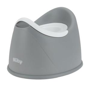 imageNuby Beginners Potty Training Seat  Removable Bowl and Integrated Splash Guard  9 Months  Gray