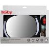 imageNuby LED Light Backseat Baby Car Mirror with Remote Controlled Light Wide View Shatter Resistant Mirror Adjustable Night SkyNight Sky