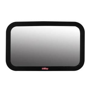 imageNuby Adjustable Backseat Baby Mirror with Swivel Base for Easy Viewing Quick Install Shatter Resistant Black