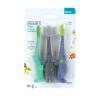 imageDr Talbots Toddler Training Toothbrush 3Pack Soft Bristles Gentle on Teeth ampamp Gums EasyGrip Handle for Little Hands Fun Animal Designs Encourage Good Oral Hygiene Habits AlligatorDinoElephant