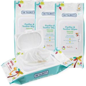 image:imageDr Talbots Pacifier amp Teether Wipes Naturally Inspired with Citroganix Vanilla Milk Pack of 4 192 Count